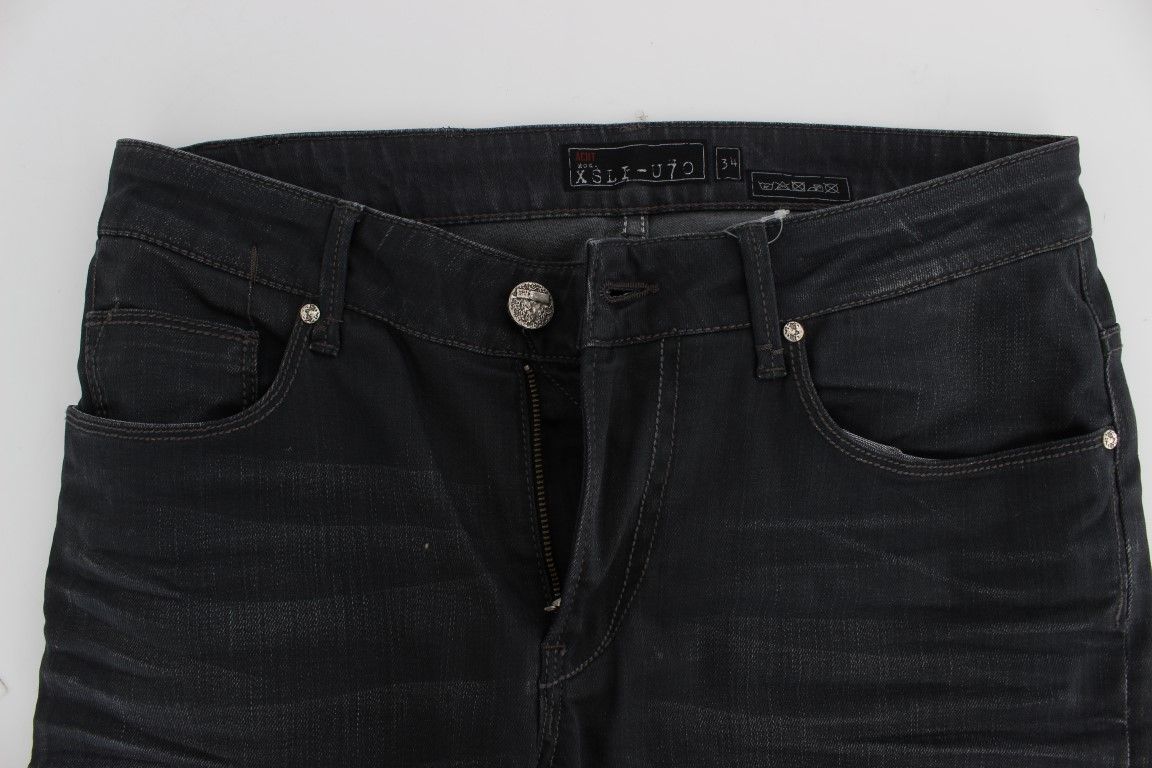 Cotton Stretch Slim Fit Men's Jeans - Acht - Modalova