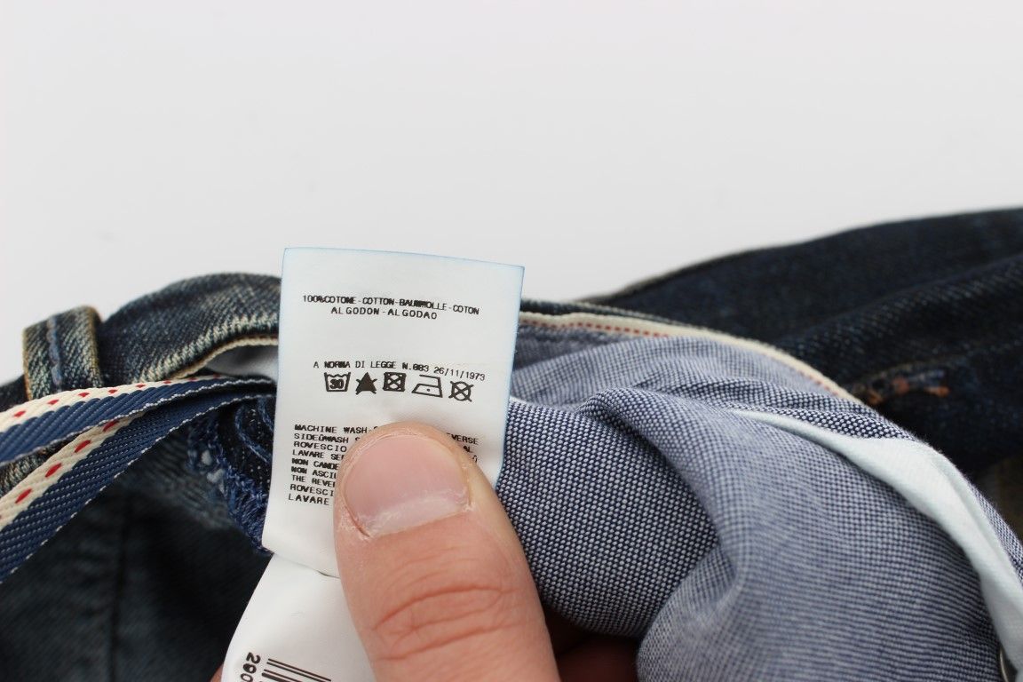 Wash Cotton Regular Straight Fit Men's Jeans - Acht - Modalova