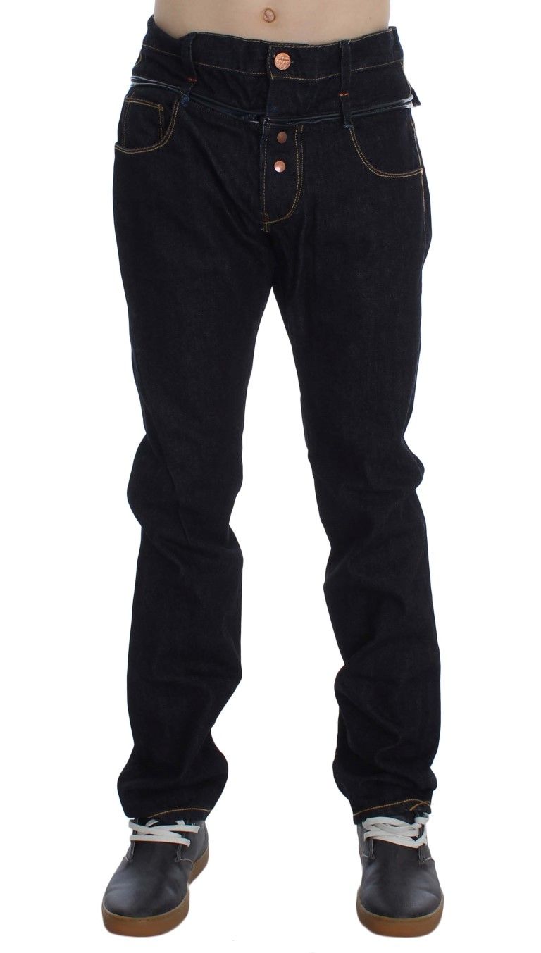 Cotton Regular Straight Fit Men's Jeans - Acht - Modalova