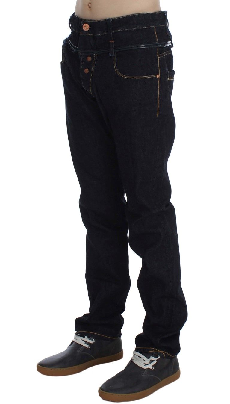 Cotton Regular Straight Fit Men's Jeans - Acht - Modalova