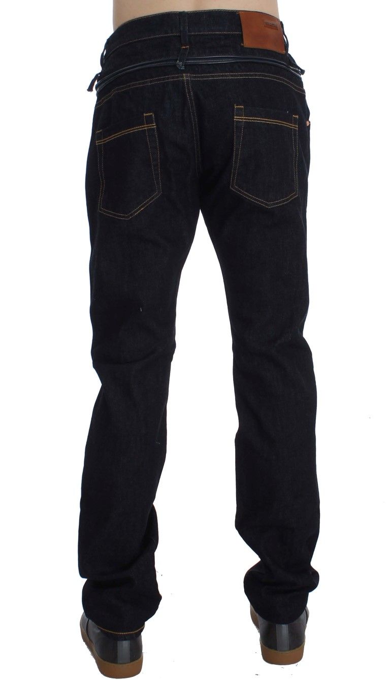 Cotton Regular Straight Fit Men's Jeans - Acht - Modalova