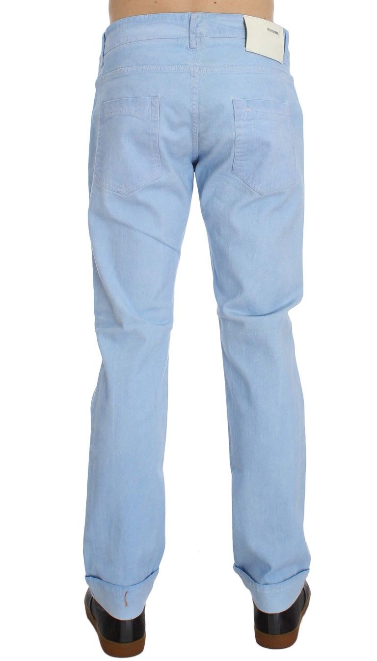 Cotton Stretch Low Waist Fit Men's Jeans - Acht - Modalova