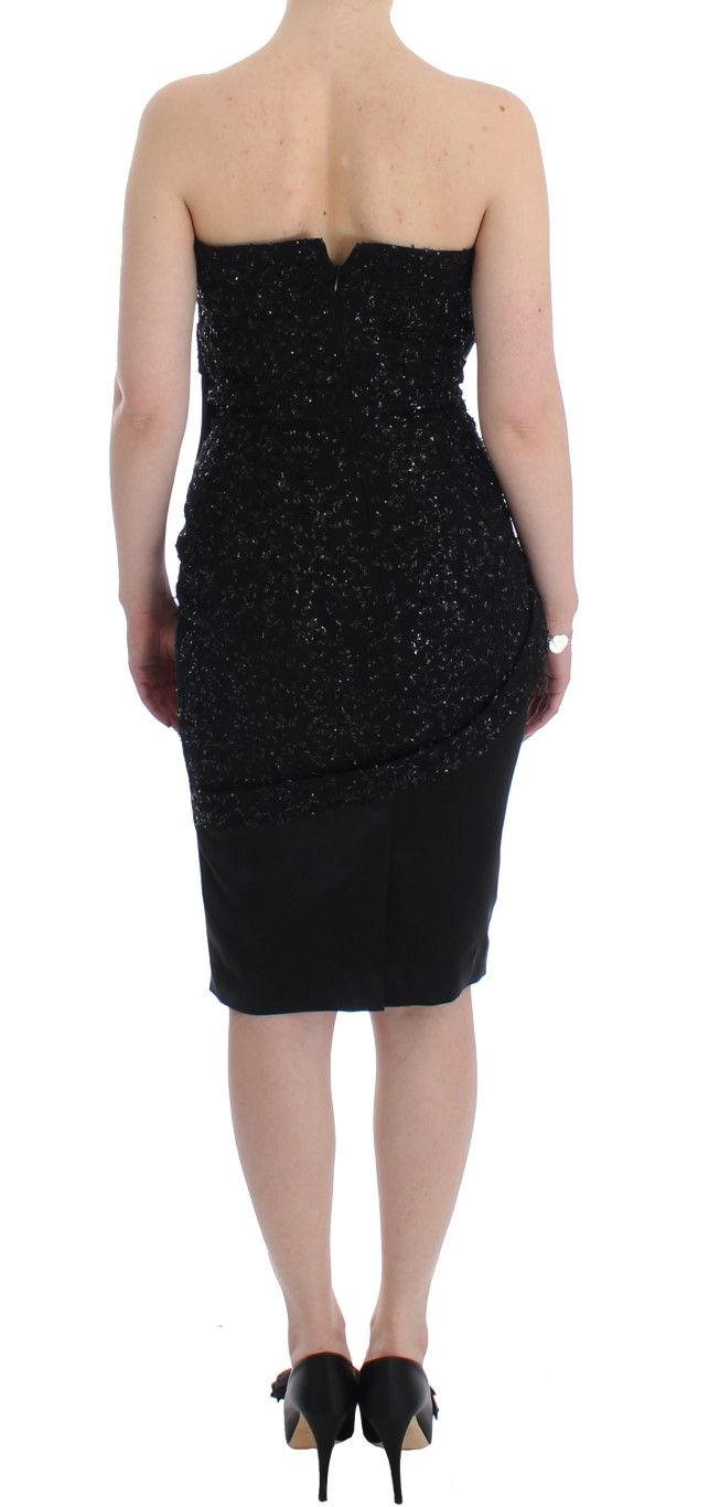 Strapless Embellished Pencil Women's Dress - Masha Ma - Modalova
