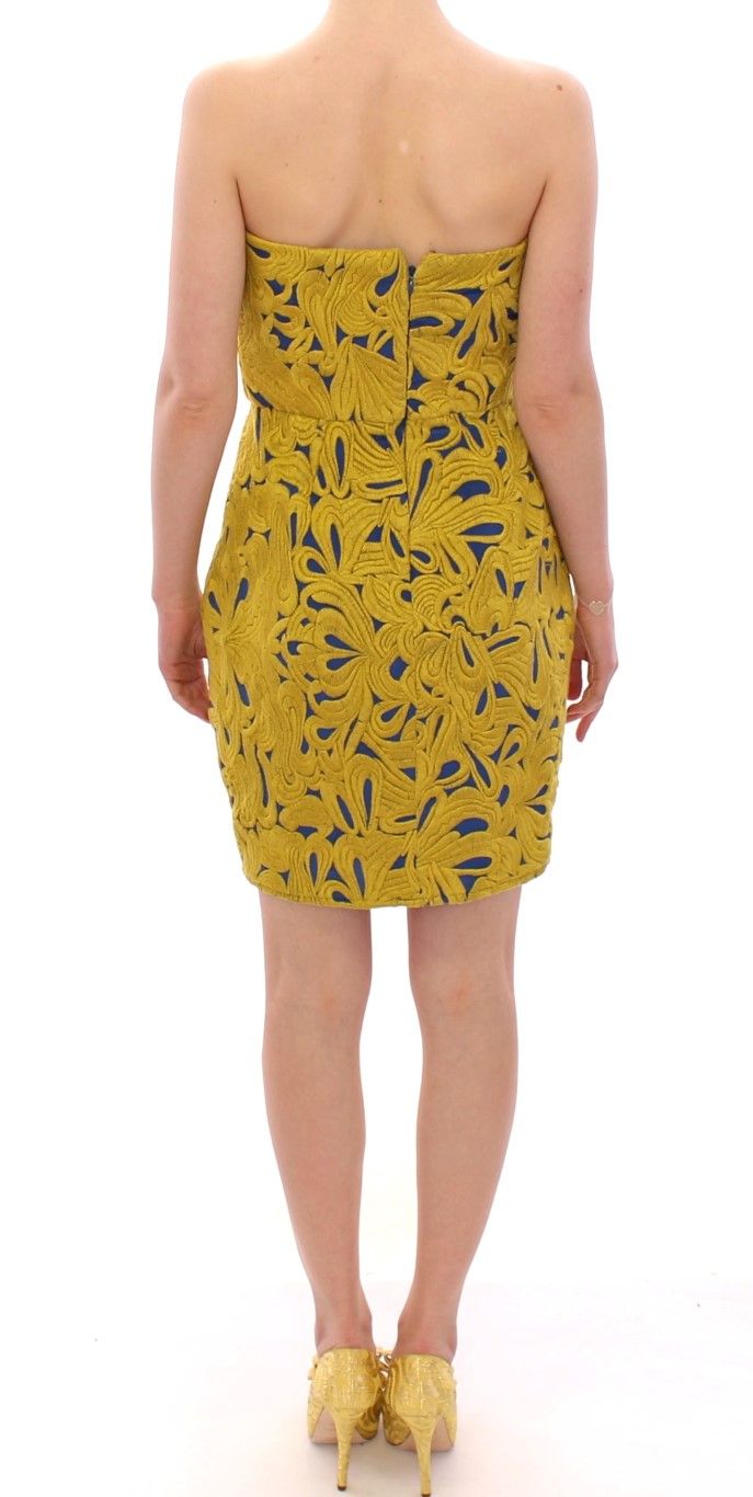 Blue Strapless Bubble Mini Shift Women's Dress - Sachin & Babi - Modalova