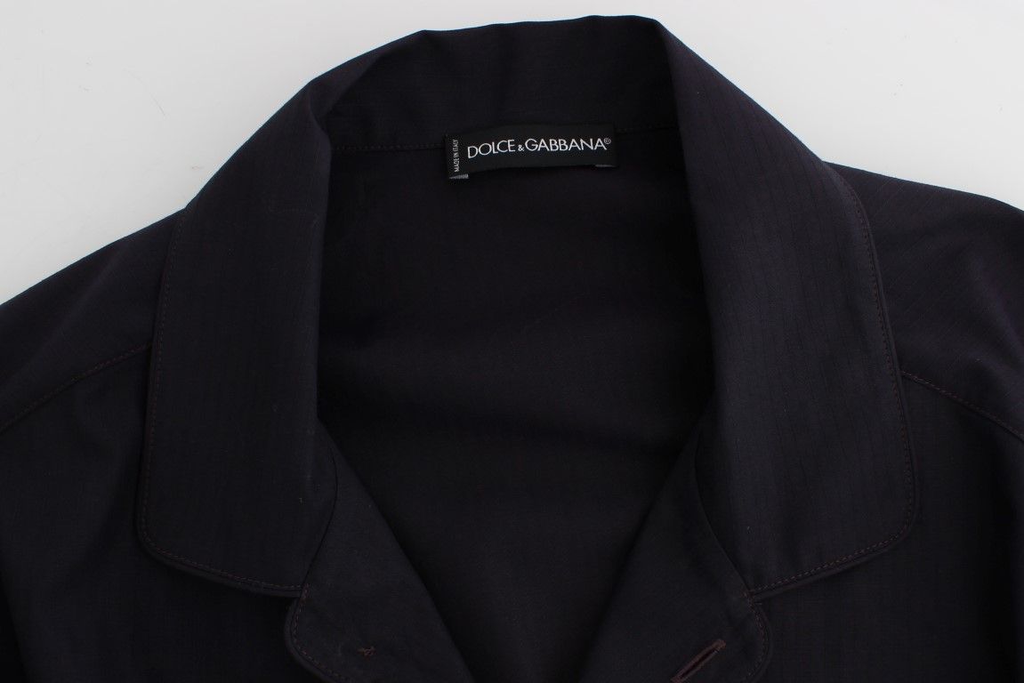Striped Cotton Pajama Lounge Men's Shirt - Dolce & Gabbana - Modalova