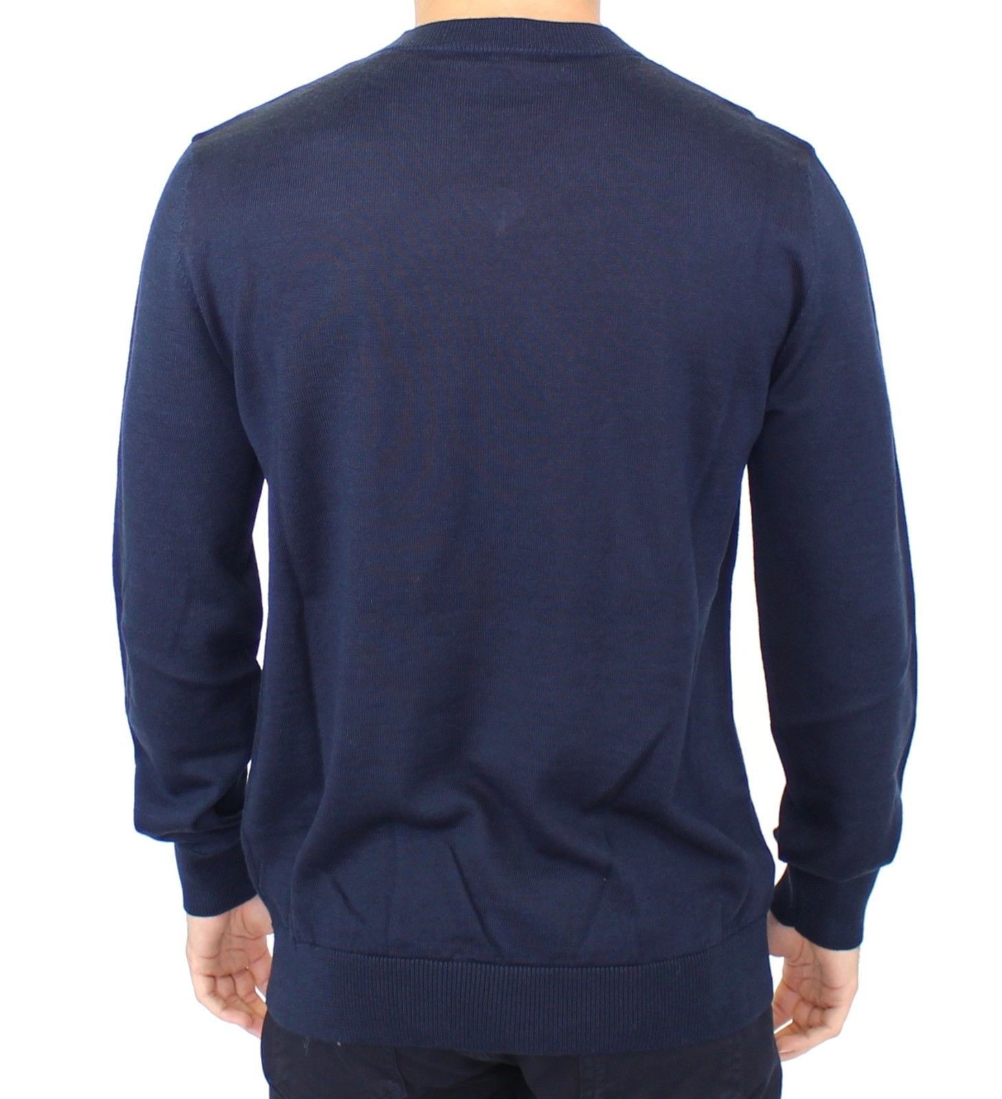 Wool Blend V-neck Pullover Men's Sweater - Ermanno Scervino - Modalova