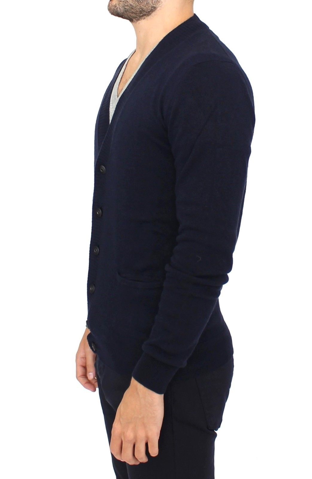 Wool Cashmere Cardigan Pullover Men's Sweater - Ermanno Scervino - Modalova