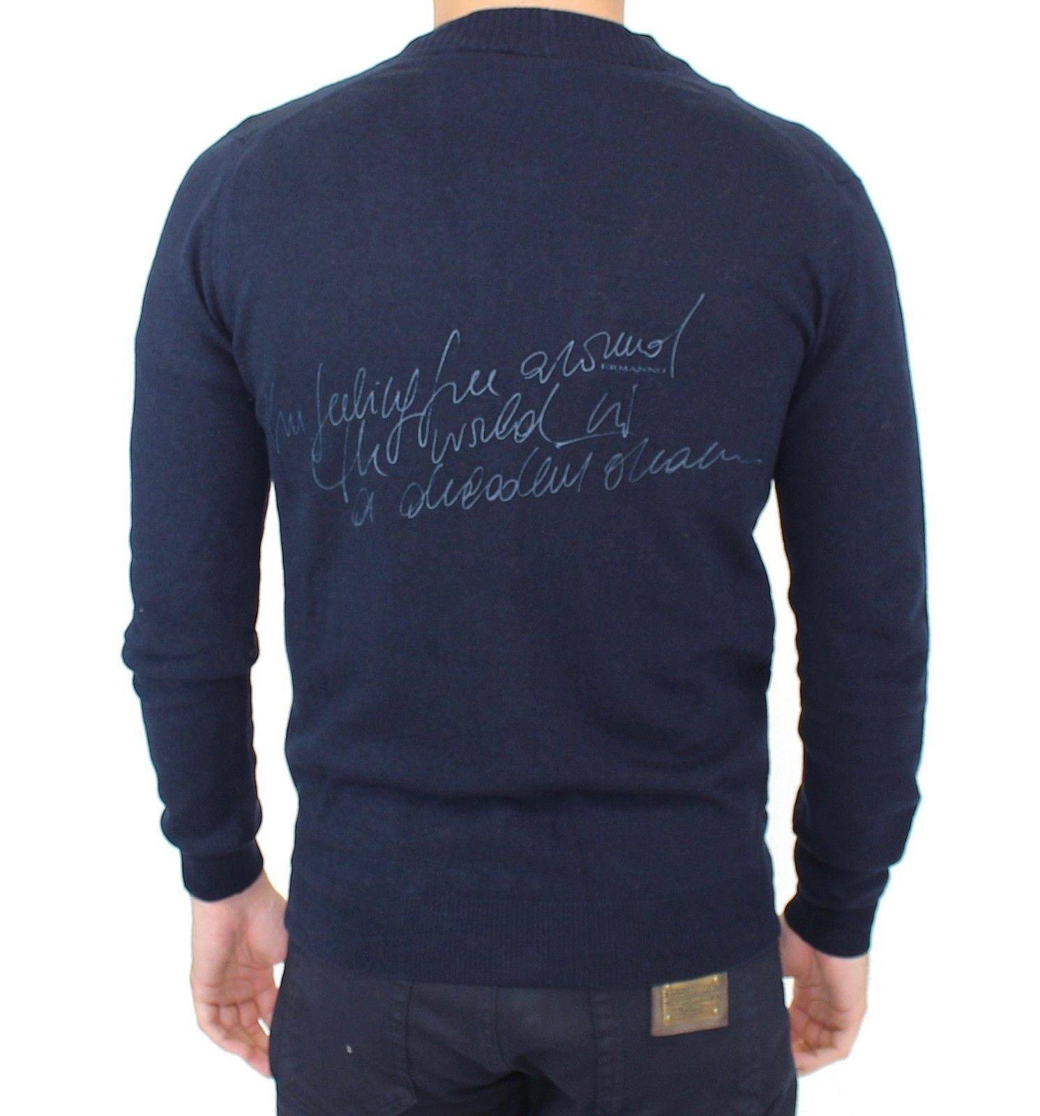 Wool Cashmere Cardigan Pullover Men's Sweater - Ermanno Scervino - Modalova