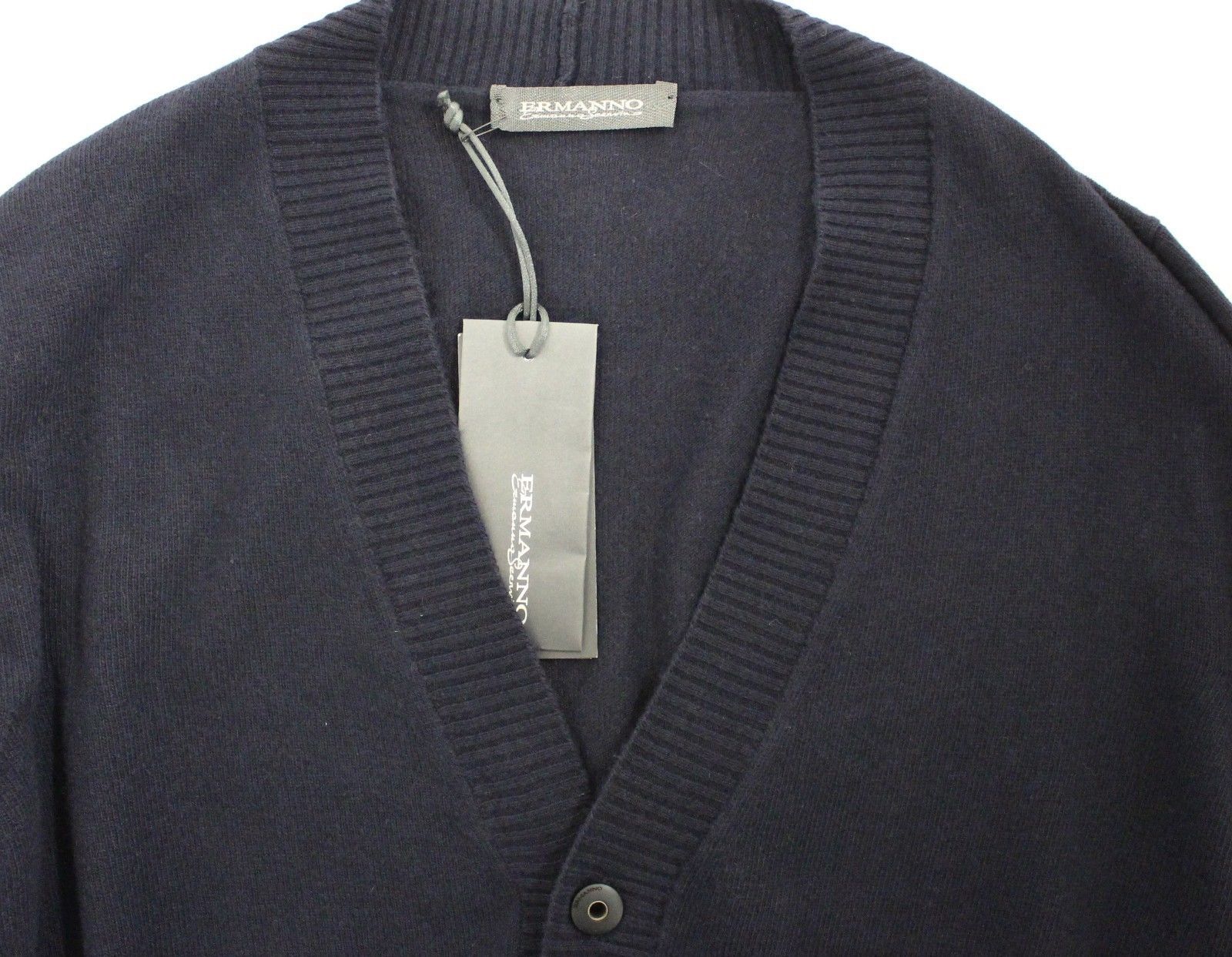 Wool Cashmere Cardigan Pullover Men's Sweater - Ermanno Scervino - Modalova