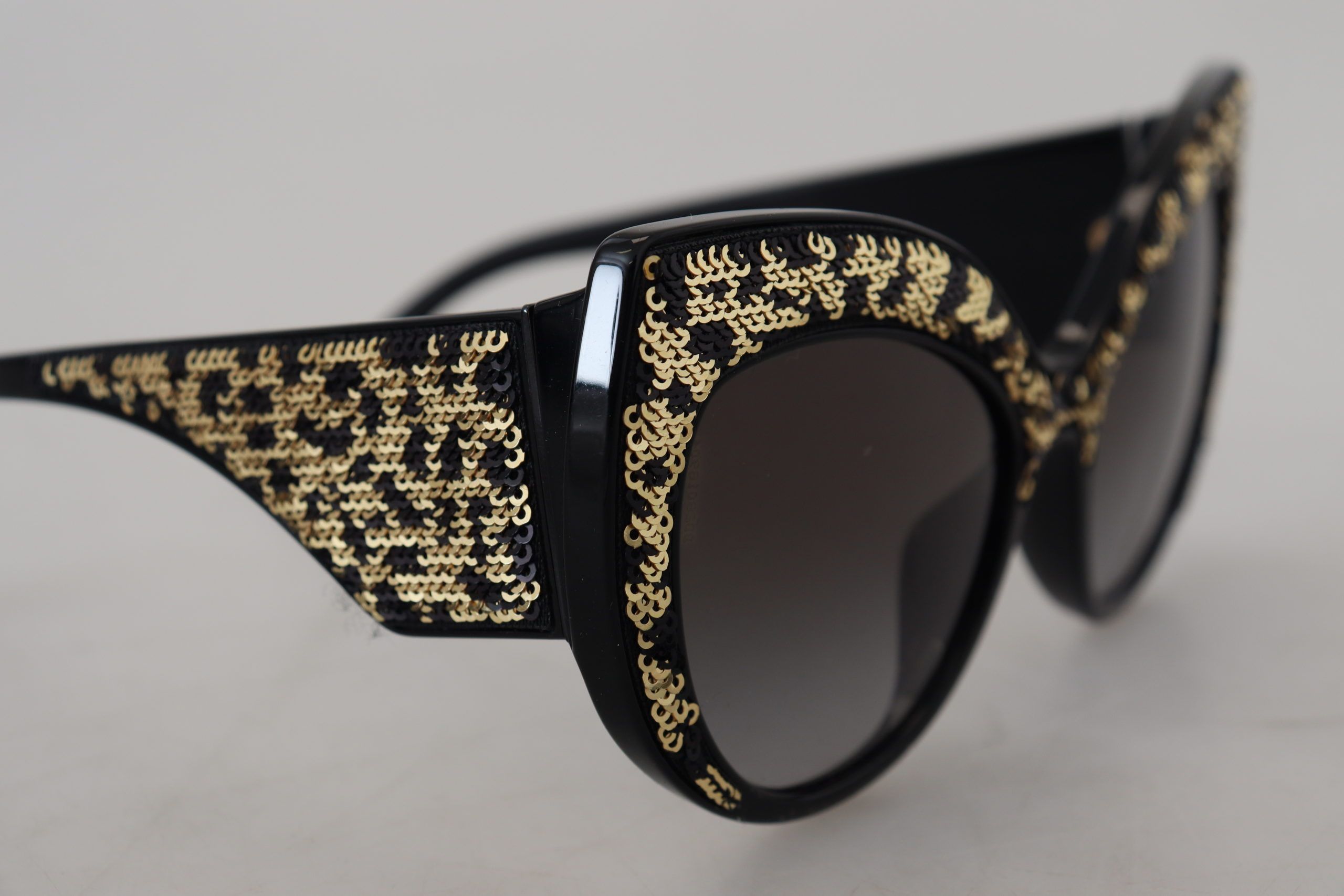 Gold Sequin Butterfly Polarized DG4326 Women's Sunglasses - Dolce & Gabbana - Modalova