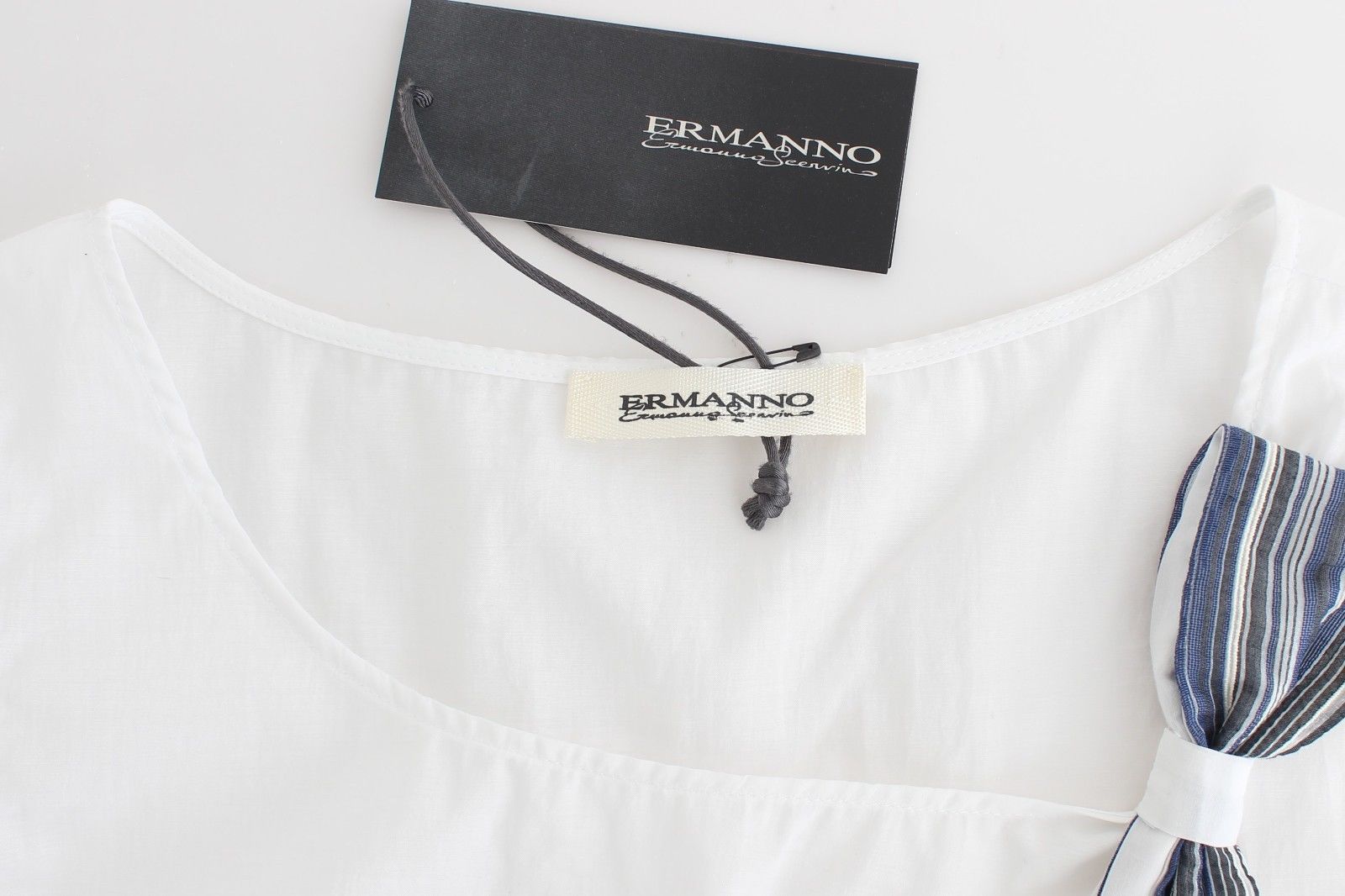 Blue Top Blouse Tank Shirt Women's Sleeveless - Ermanno Scervino - Modalova