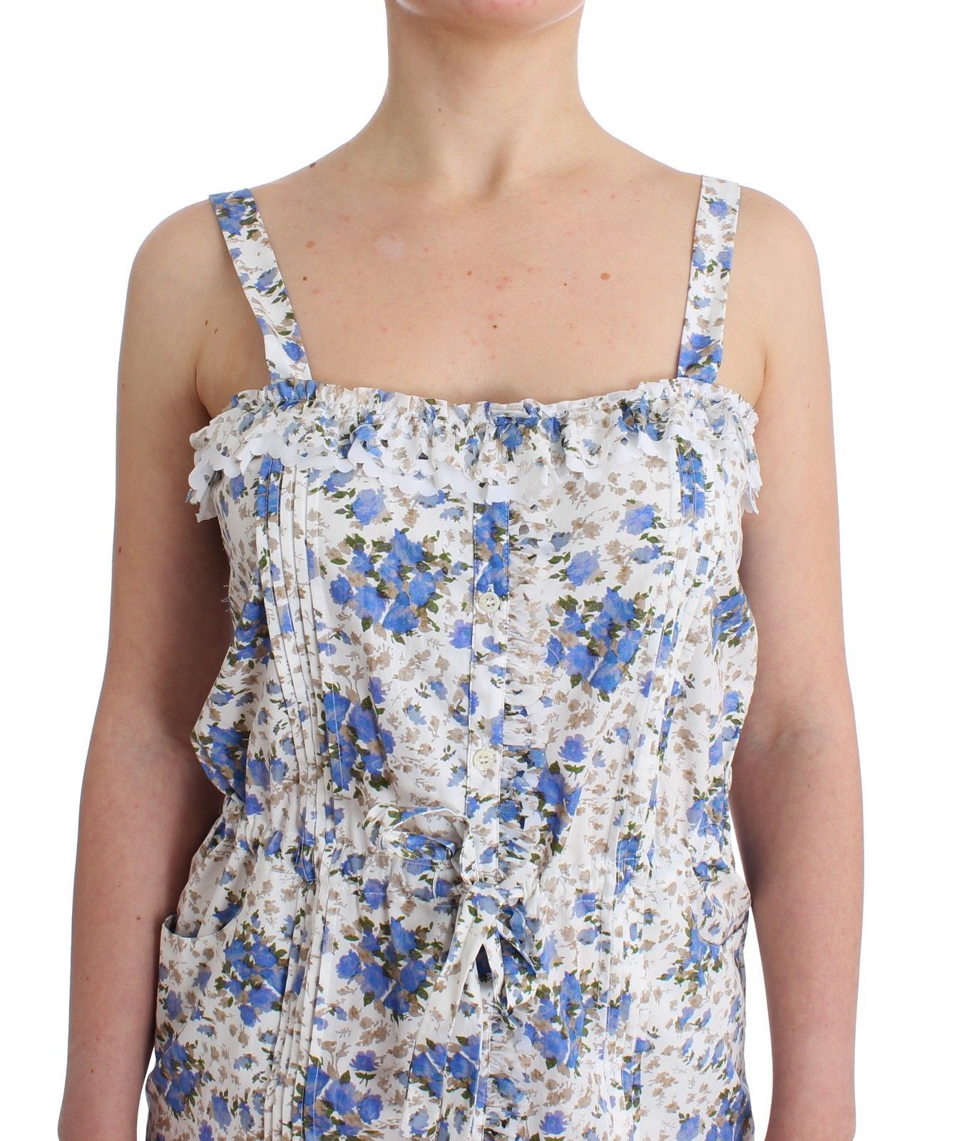 Beachwear Floral Beach Mini Dress Women's Short - Ermanno Scervino - Modalova