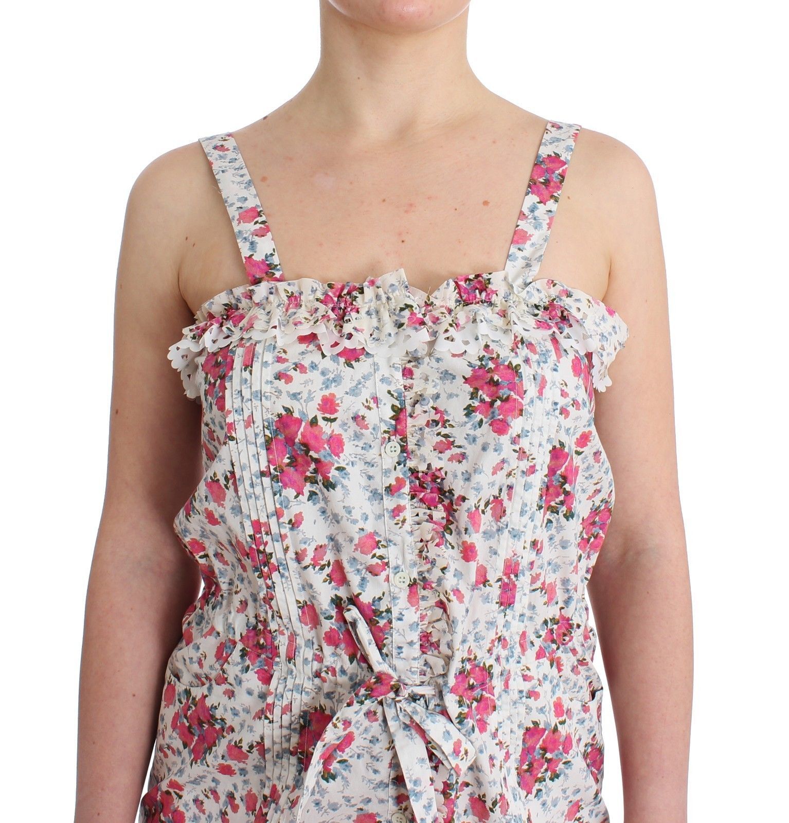 Beachwear Floral Beach Mini Dress Women's Short - Ermanno Scervino - Modalova