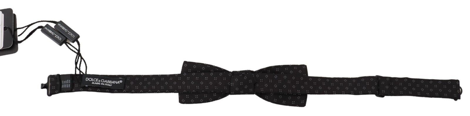 Pattern Silk Adjustable Neck Papillon Bow Men's Tie - Dolce & Gabbana - Modalova