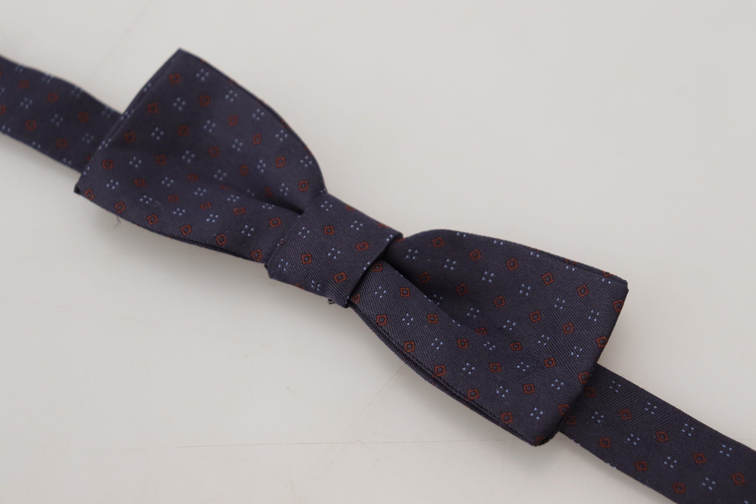 Pattern Silk Adjustable Neck Papillon Bow Men's Tie - Dolce & Gabbana - Modalova