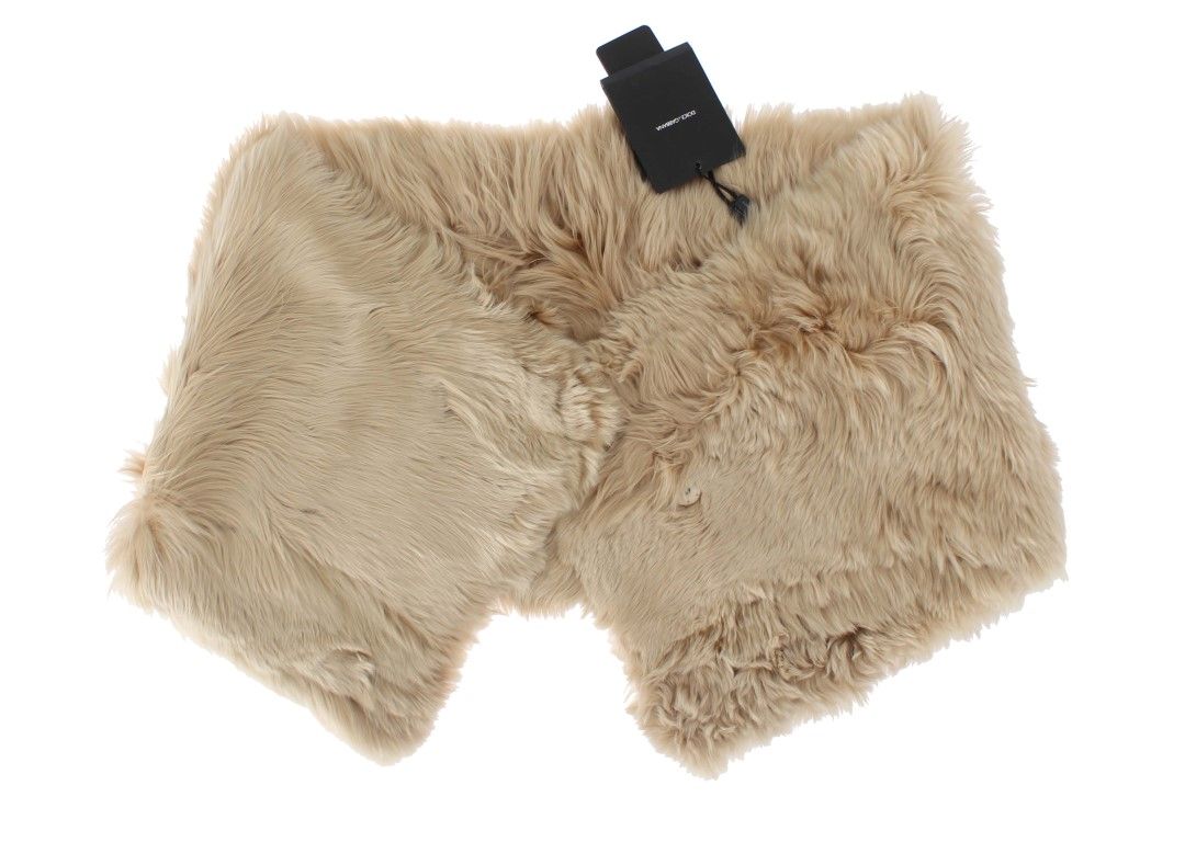 Alpaca Collar Women's Scarf - Dolce & Gabbana - Modalova