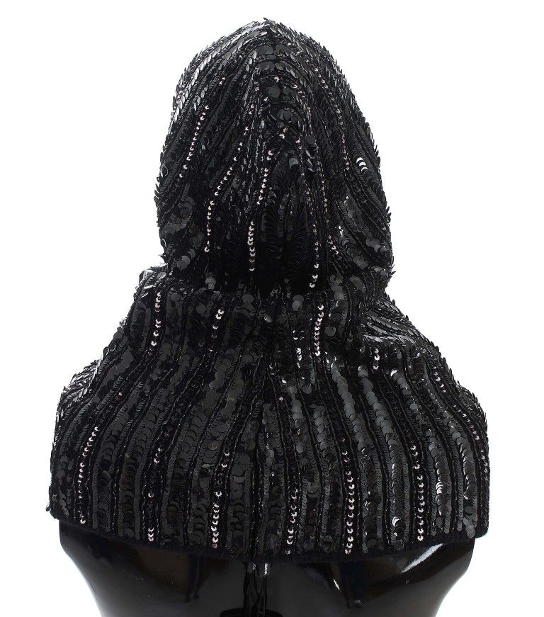 Knitted Sequin Hood Scarf Women's Hat - Dolce & Gabbana - Modalova