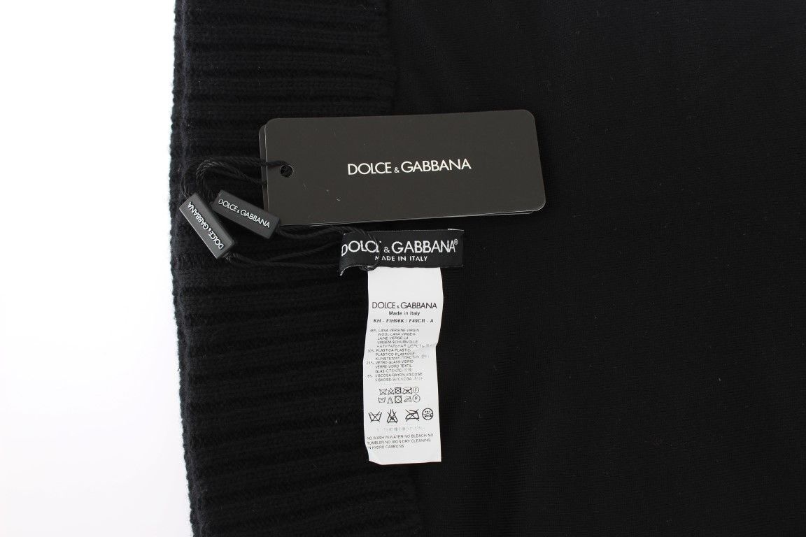 Knitted Sequin Hood Scarf Women's Hat - Dolce & Gabbana - Modalova