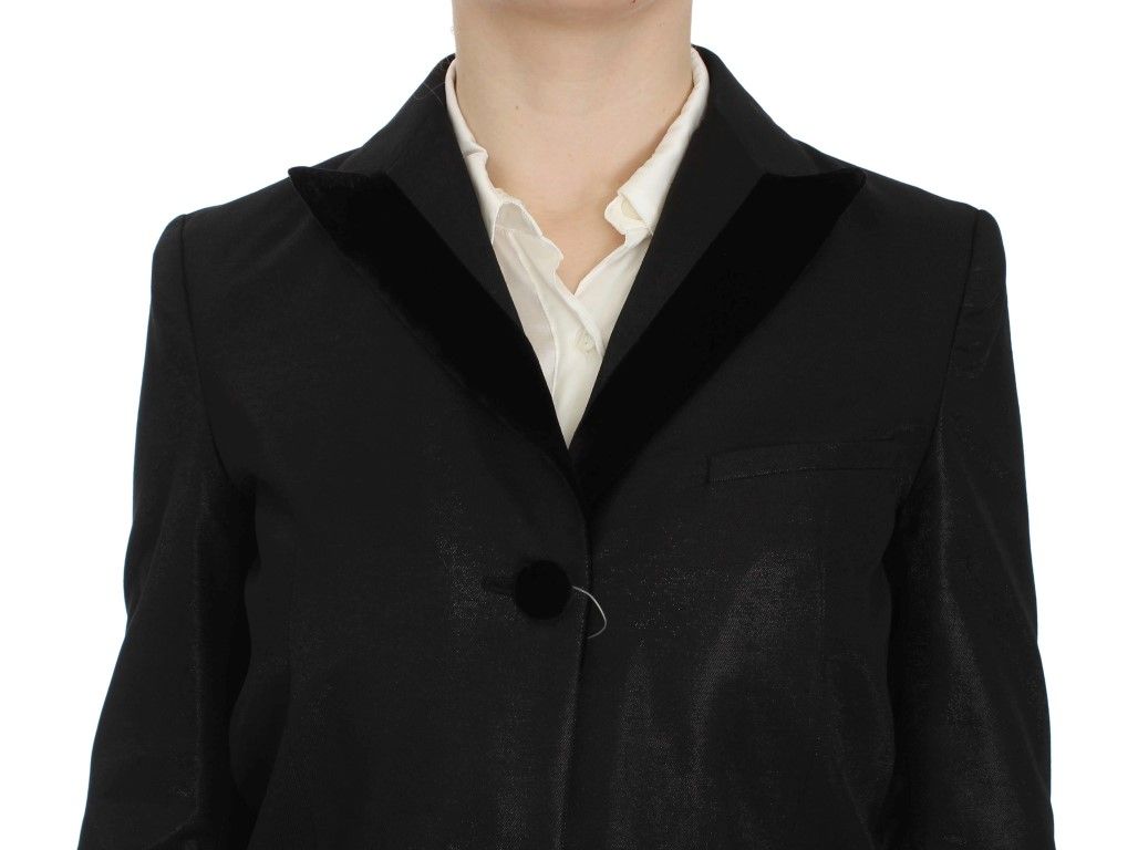One Button Three Piece Women's Suit - Exte - Modalova