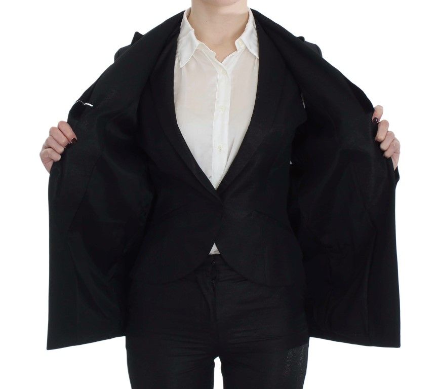 One Button Three Piece Women's Suit - Exte - Modalova