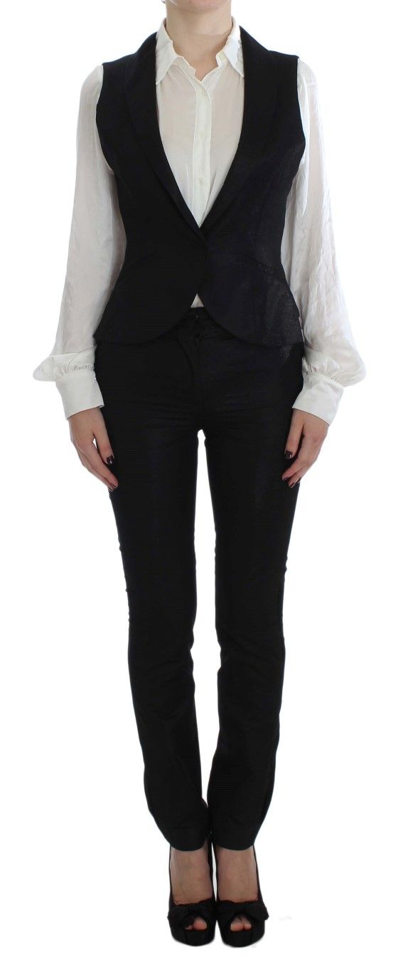 One Button Three Piece Women's Suit - Exte - Modalova
