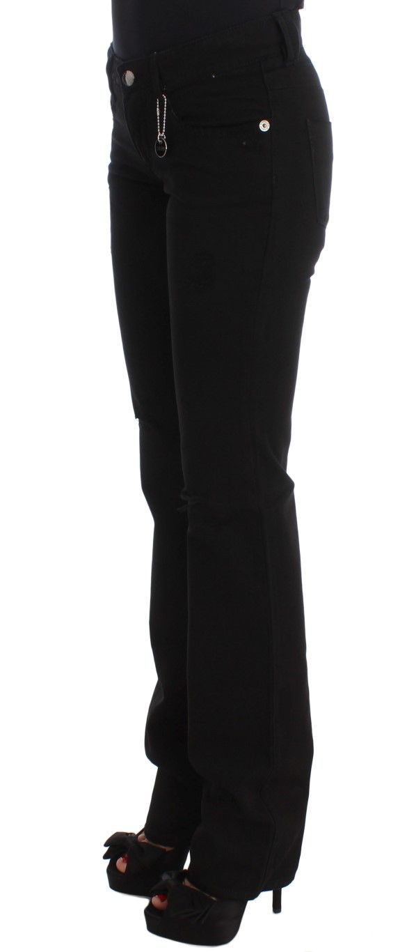 Cotton Slim Fit Bootcut Women's Jeans - Costume National - Modalova