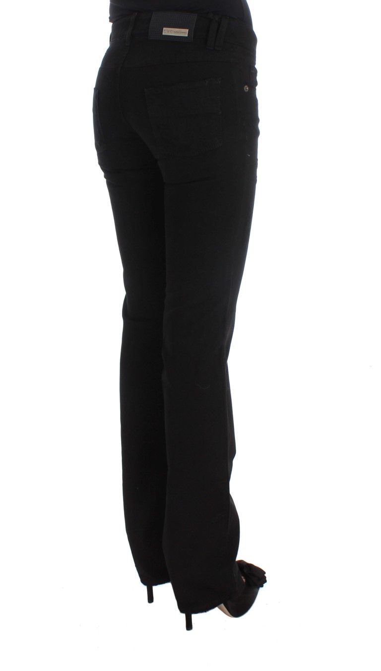 Cotton Slim Fit Bootcut Women's Jeans - Costume National - Modalova