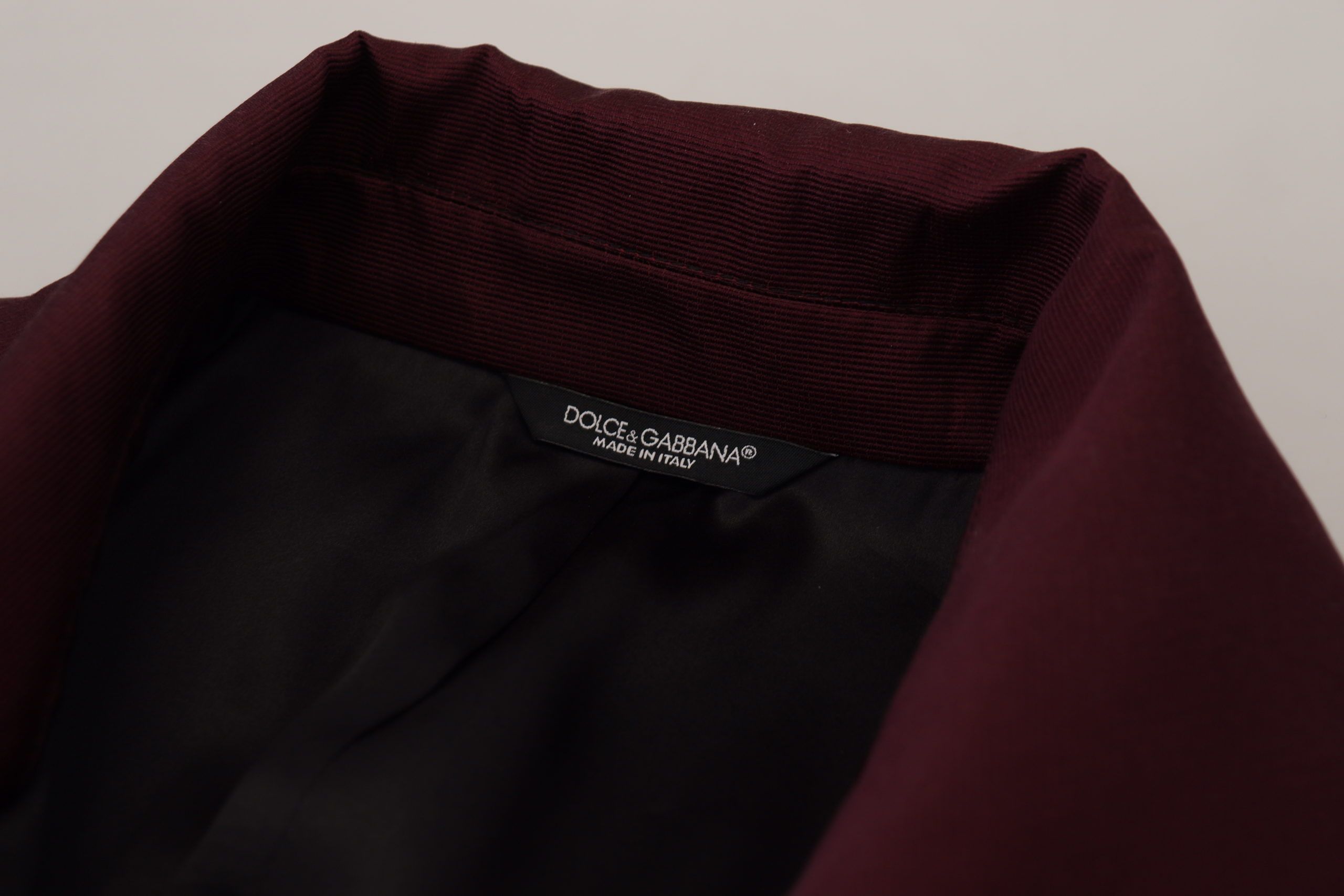 Polyester Double Breasted Men's Jacket - Dolce & Gabbana - Modalova