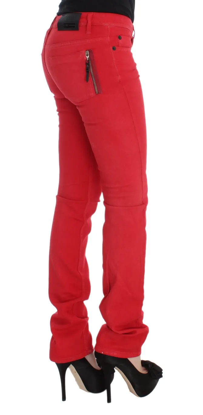 Cotton Blend Super Slim Fit Women's Jeans - Costume National - Modalova