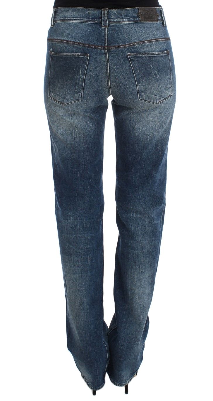 Wash Cotton Blend Slim Fit Women's Jeans - Ermanno Scervino - Modalova