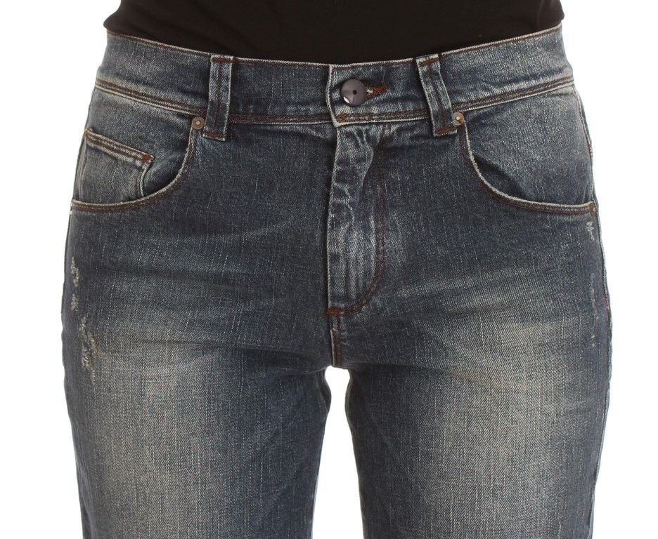 Wash Cotton Blend Slim Fit Women's Jeans - Ermanno Scervino - Modalova