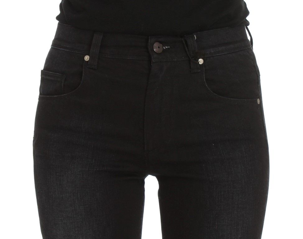 Cotton Blend Slim Fit Bootcut Women's Jeans - Ermanno Scervino - Modalova