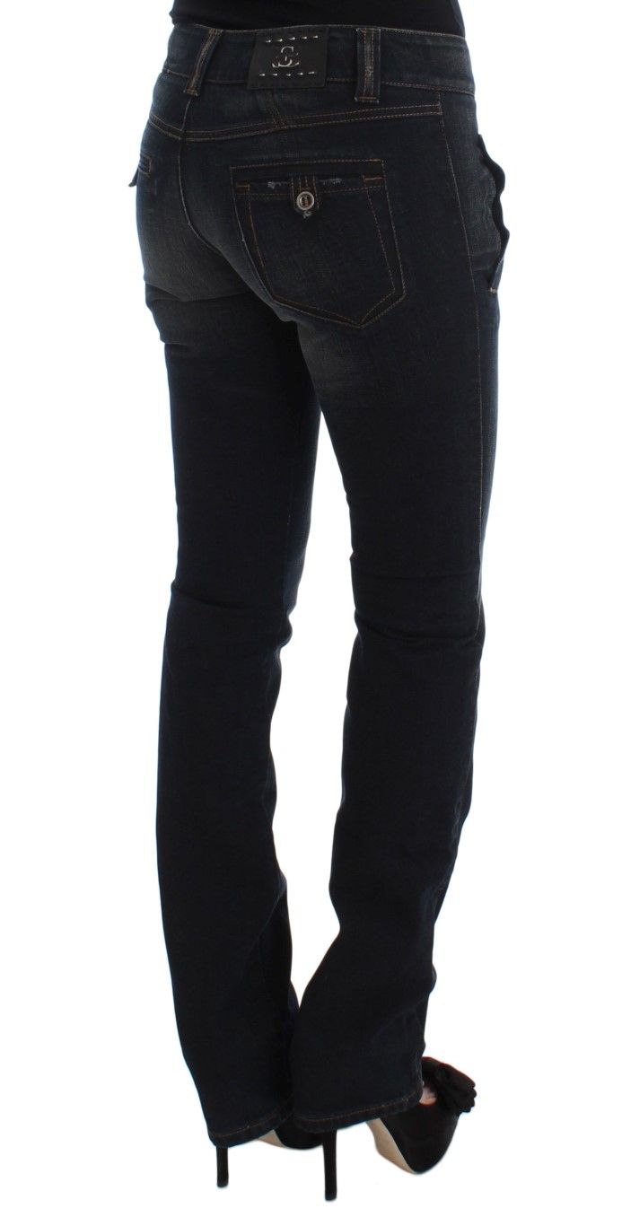 Wash Cotton Slim Fit Women's Jeans - Ermanno Scervino - Modalova