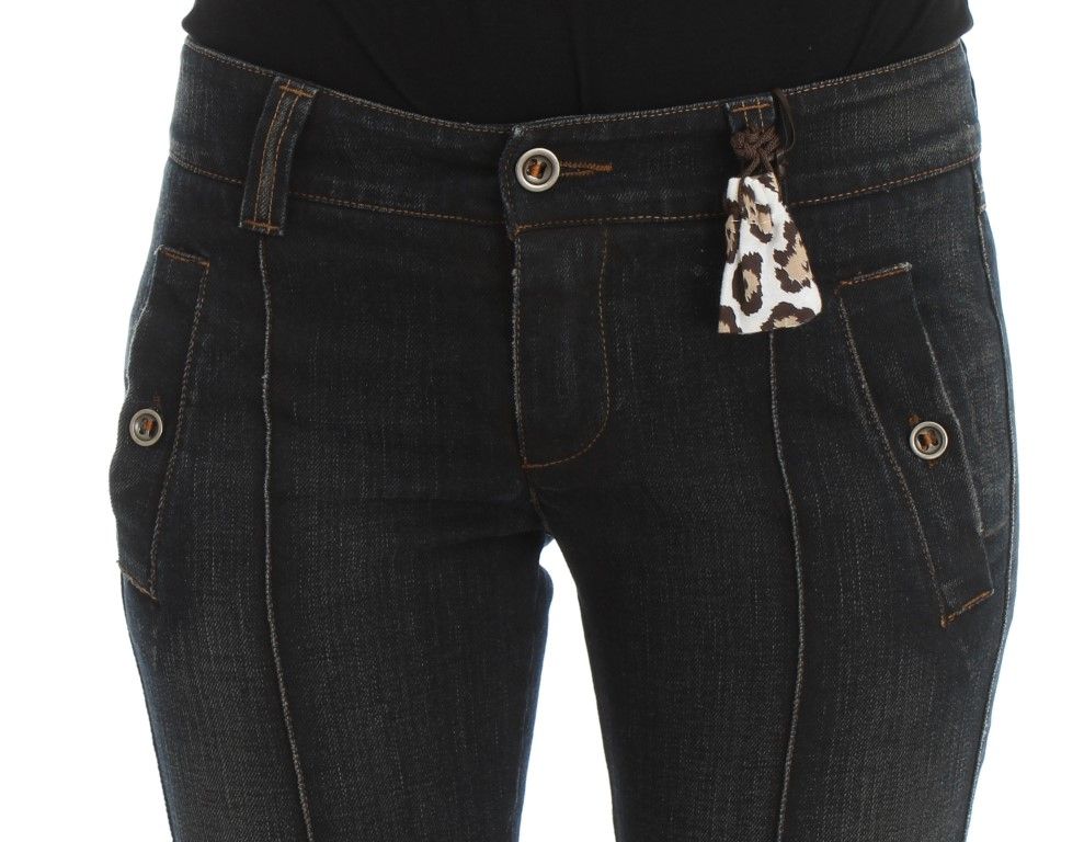 Wash Cotton Slim Fit Women's Jeans - Ermanno Scervino - Modalova