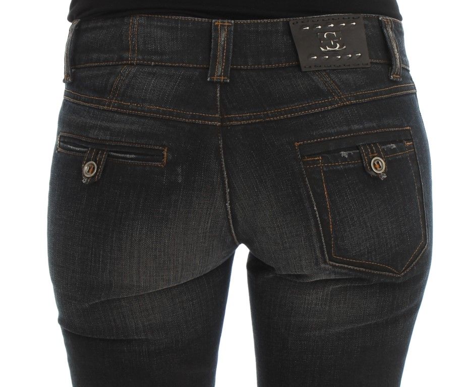 Wash Cotton Slim Fit Women's Jeans - Ermanno Scervino - Modalova