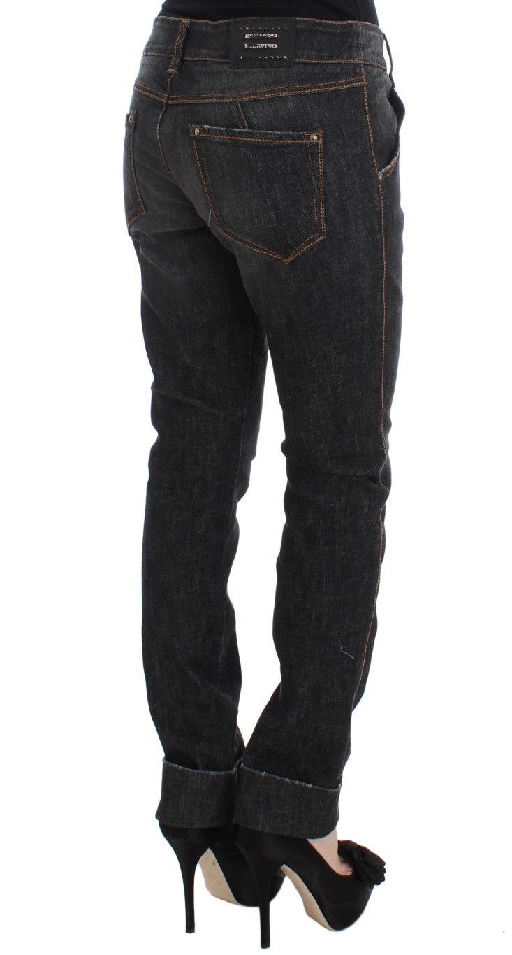 Cotton Slim Fit Denim Women's Jeans - Ermanno Scervino - Modalova