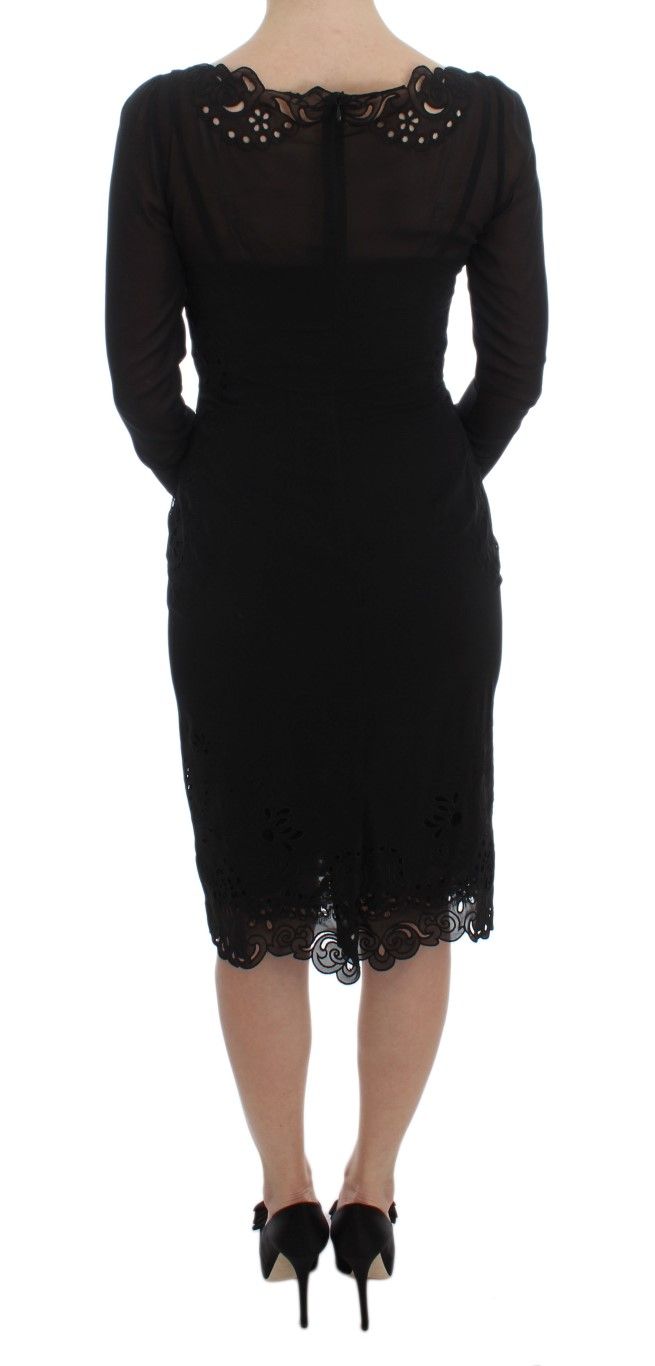 Silk Stretch Sheath Women's Dress - Dolce & Gabbana - Modalova
