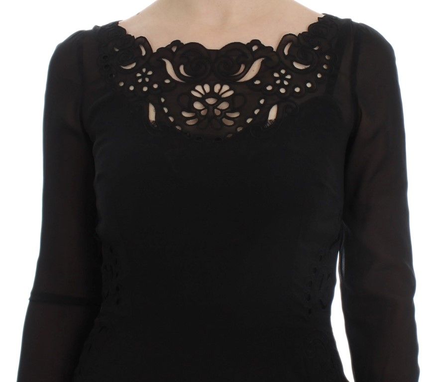 Silk Stretch Sheath Women's Dress - Dolce & Gabbana - Modalova