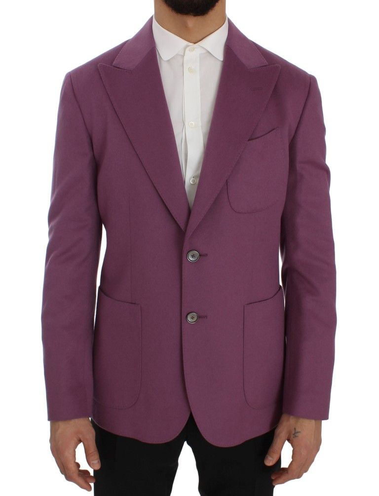Cashmere Slim Fit Blazer Men's Jacket - Dolce & Gabbana - Modalova