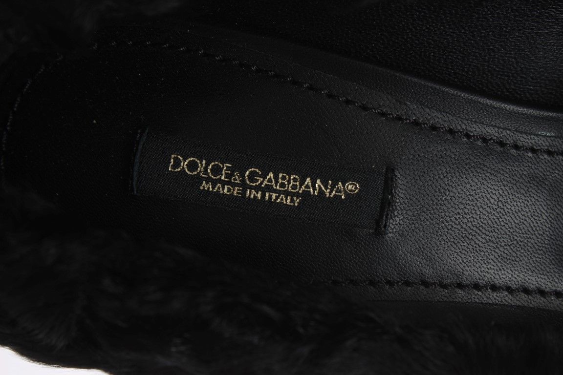 Xiangao Lamb Fur Leather Women's Pumps - Dolce & Gabbana - Modalova