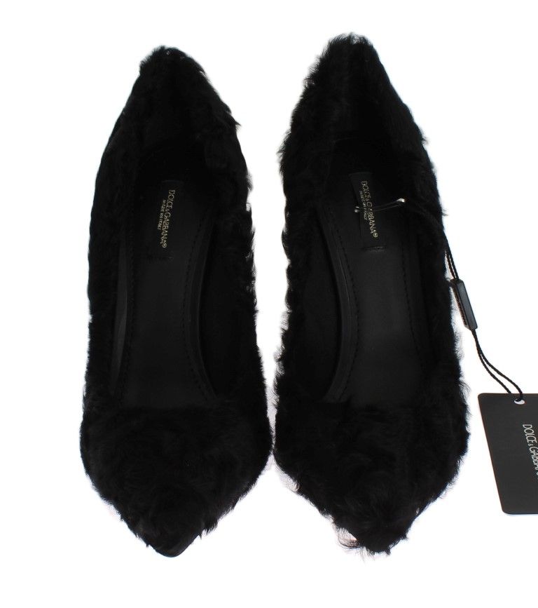 Xiangao Lamb Fur Leather Women's Pumps - Dolce & Gabbana - Modalova