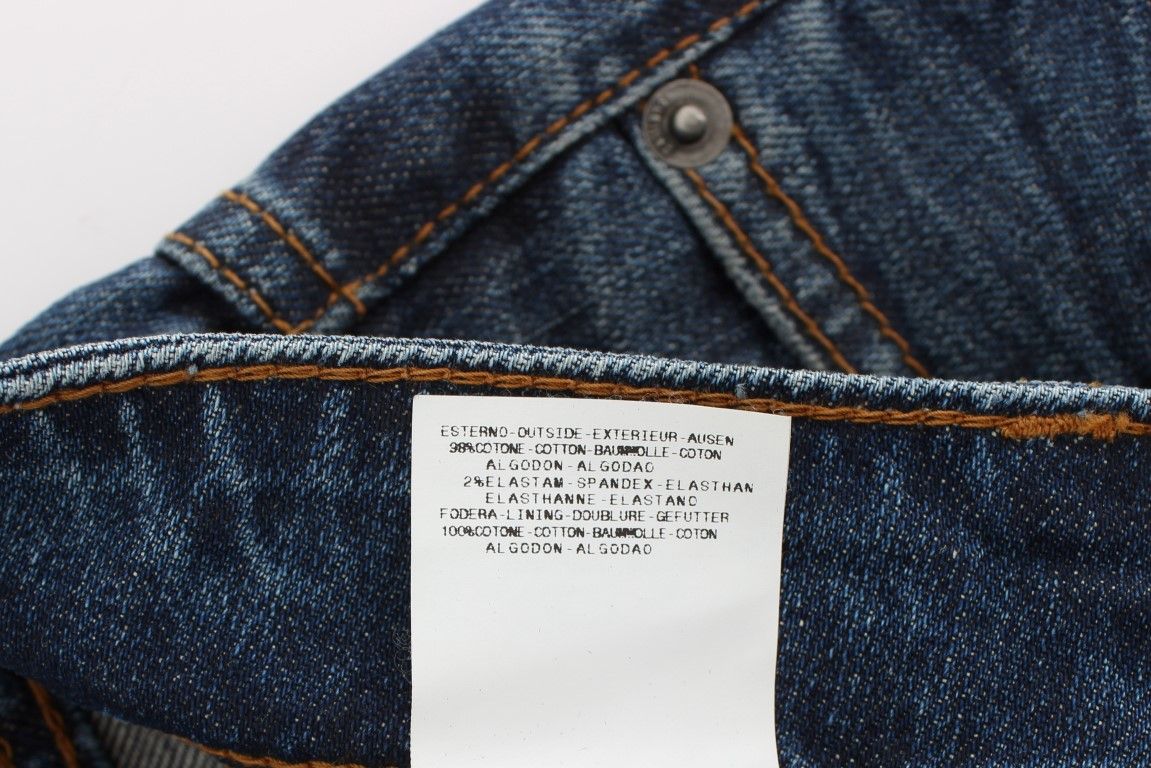Wash Cotton Blend Slim Fit Women's Jeans - John Galliano - Modalova