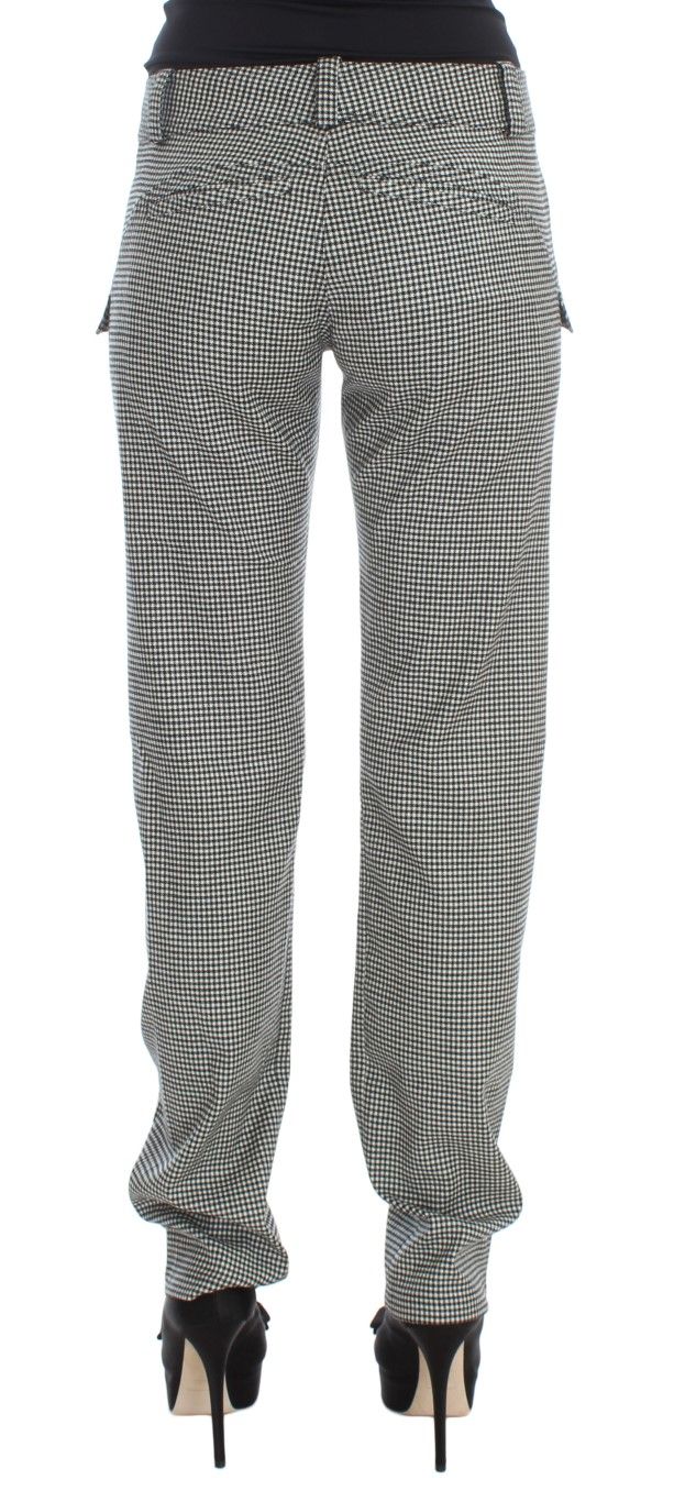 Checkered Cotton Casual Women's Pants - Ermanno Scervino - Modalova