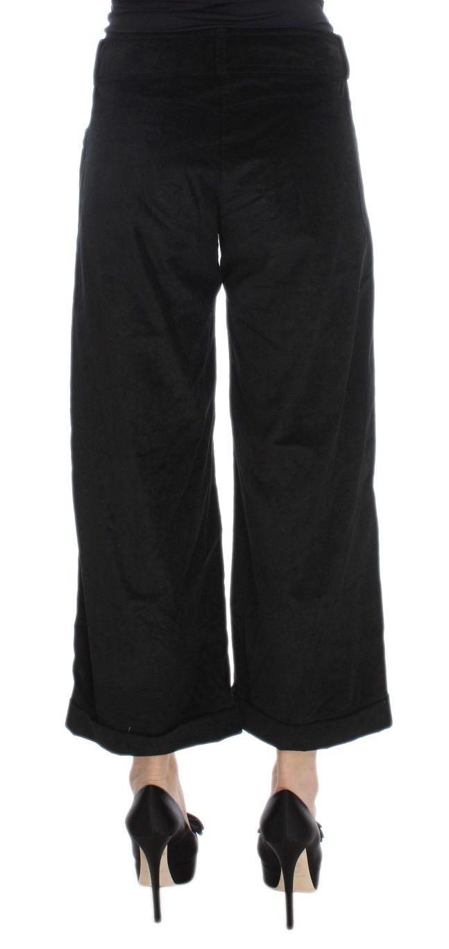 Velvet Cotton Capri Bootcut Women's Pants - Ermanno Scervino - Modalova