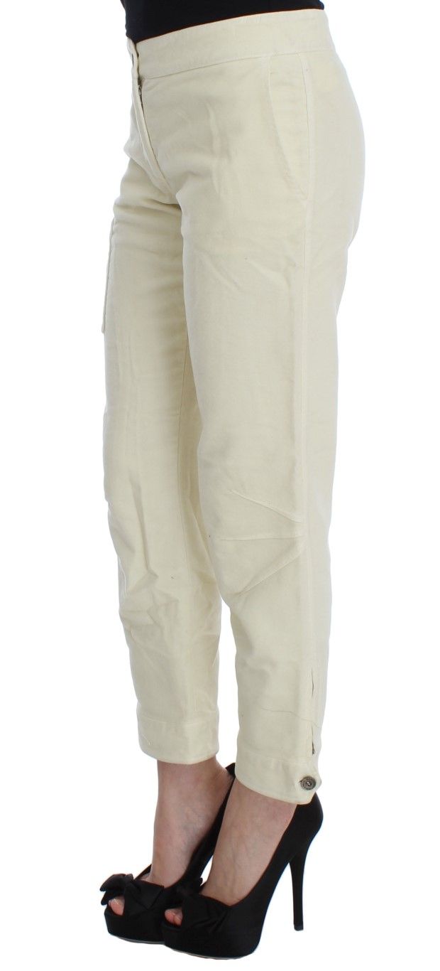 Cotton Capri Cropped Cargo Women's Pants (Pre-Owned) - Ermanno Scervino - Modalova