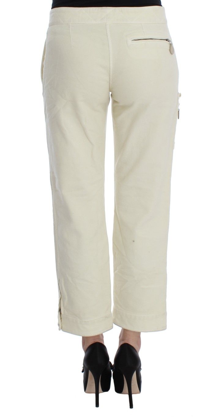 Cotton Capri Cropped Cargo Women's Pants (Pre-Owned) - Ermanno Scervino - Modalova
