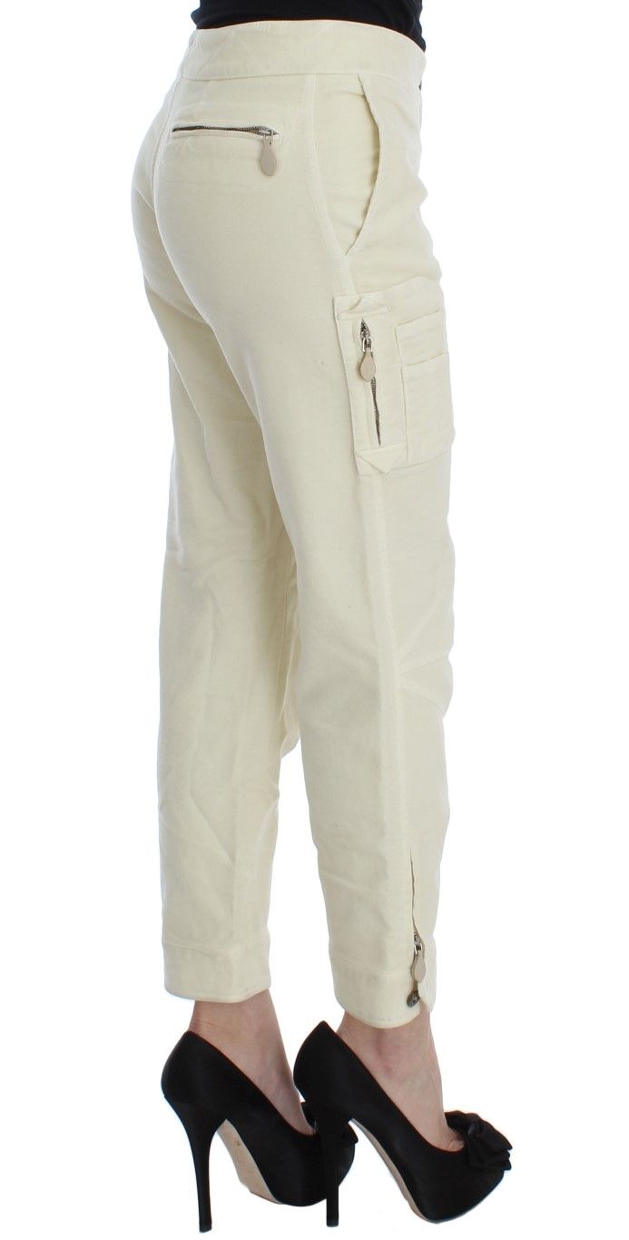 Cotton Capri Cropped Cargo Women's Pants (Pre-Owned) - Ermanno Scervino - Modalova
