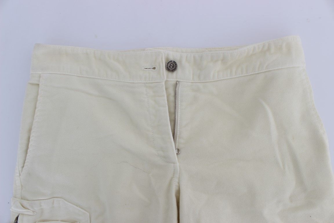 Cotton Capri Cropped Cargo Women's Pants (Pre-Owned) - Ermanno Scervino - Modalova