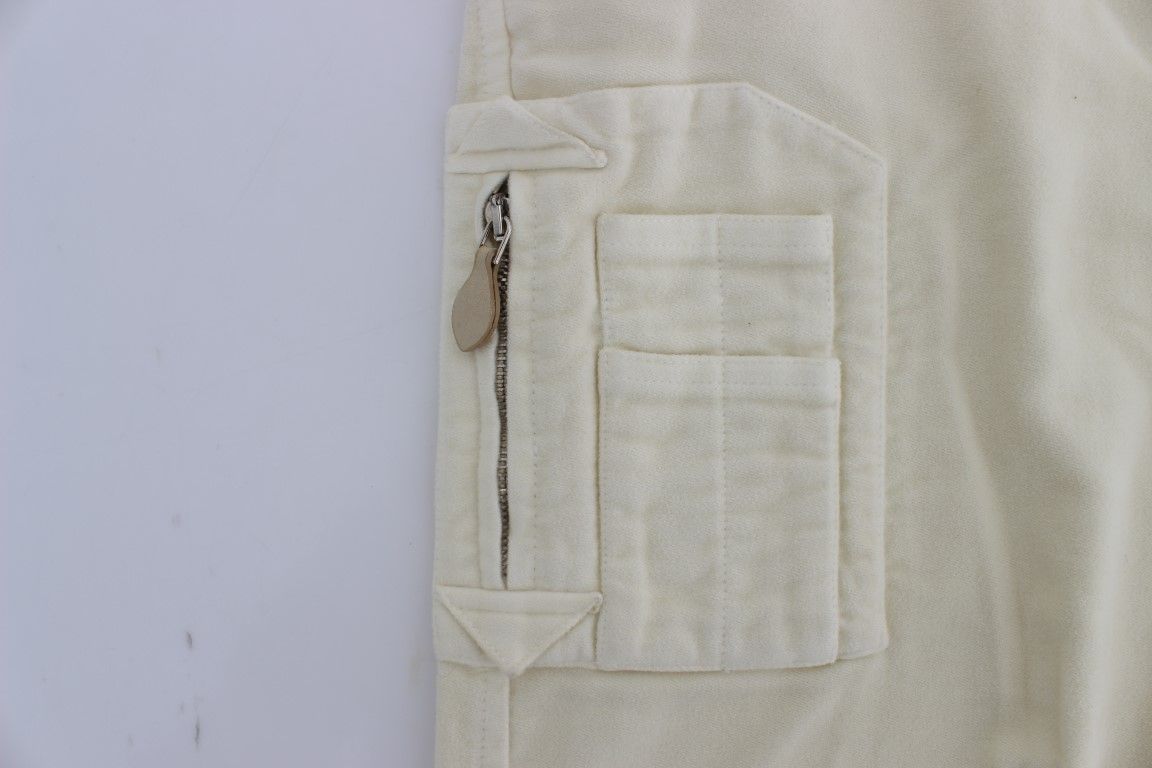 Cotton Capri Cropped Cargo Women's Pants (Pre-Owned) - Ermanno Scervino - Modalova
