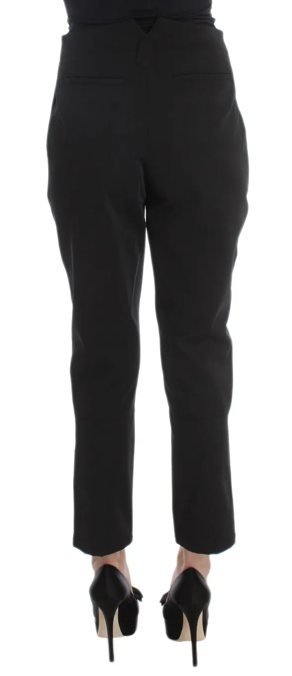Cotton Blend Capri Cropped Women's Pants - Ermanno Scervino - Modalova